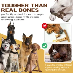 DTOPBUYAGE - Jouets à mâcher pour chien indestructibles, résistants