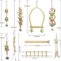 DTOPBUYAGE - Jouets et accessoires pour cage d'oiseaux