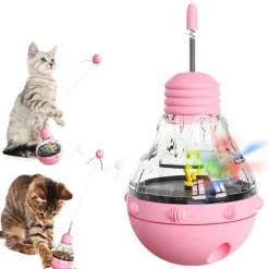 DTOPBUYAGE - Jouets interactifs pour chats chaton stick et fun ball
