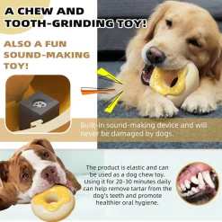 DTOPBUYAGE - Jouets pour chien - indestructibles, résistants et interactifs