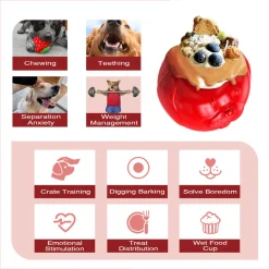 DTOPBUYAGE - Jouets pour chien - distributeur de traitements, puzzle, interactifs