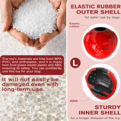 DTOPBUYAGE - Jouets pour chien - distributeur de traitements, puzzle, interactifs