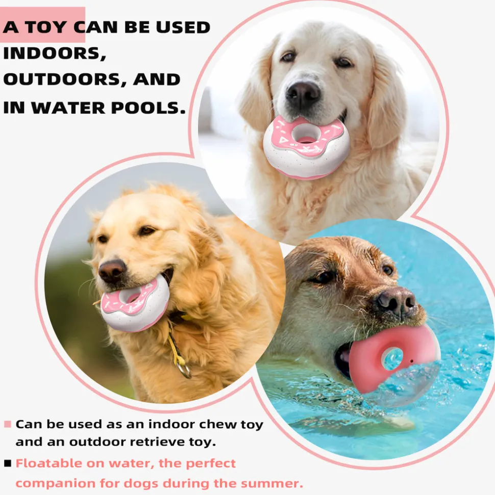 DTOPBUYAGE - Jouets pour chien - indestructibles, résistants et interactifs