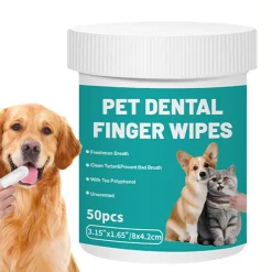 DTOPBUYAGE - Lingettes nettoyantes pour chien et chat