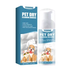 DTOPBUYAGE - Mousse de bain sec pour animaux de compagnie, 60 ml - dtopbuyage