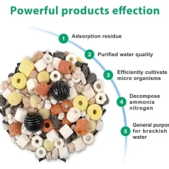 DTOPBUYAGE - Perles ceramique filtration eau 420g