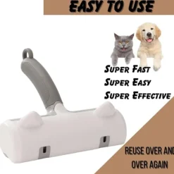 DTOPBUYAGE - Rouleau charpie orange vert epilateur réutilisable animaux meubles vêtements