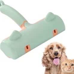 DTOPBUYAGE - Rouleau charpie orange vert epilateur réutilisable animaux meubles vêtements