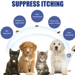 DTOPBUYAGE - Spray anti-puces pour animaux de compagnie 100 ml