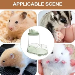 DTOPBUYAGE - Station alimentation transparente petits animaux