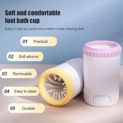 DTOPBUYAGE - Tasse de lavage pieds silicone pour chat et chien