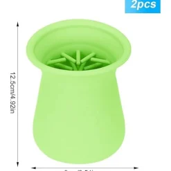 DTOPBUYAGE - Tasse de nettoyage des pieds de chien,2pcs
