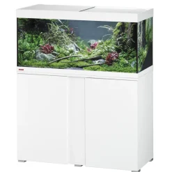 EHEIM - Aquarium avec meuble Vivaline en bois blanc - 180 litres