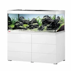 EHEIM - Aquarium proxima classicled 325 litres avec meuble blanc