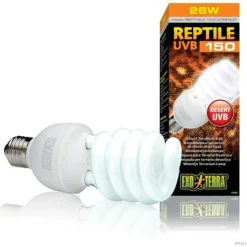 EXO TERRA - Ampoule fluocompacte uvb pour terrarium - - reptile uvb 150 - climat désertique 26w