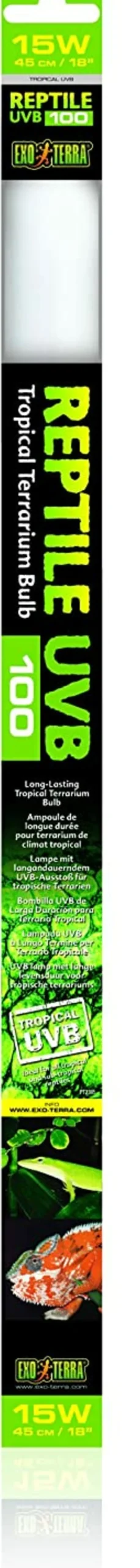 EXO TERRA - Ampoule tube uvb100 t8 15w