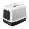 FERPLAST - Maison de toilette pour chat clear cat 10 - plastique - filtre a charbon actif - porte - ferplast