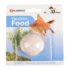 FLAMINGO - 1 bloc alimentaire vacances pour les poissons, aquarium