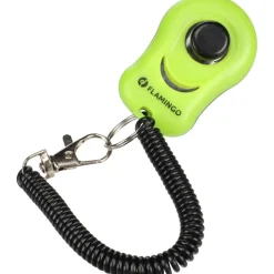 FLAMINGO - Clicker xin vert 6cm l x 4cm l x 2cm h pour chien