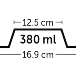 FLAMINGO - Gamelle en plastique recyclé muk 380 ml pour chat et chien