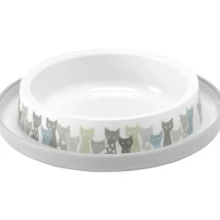 FLAMINGO - Gamelle, trendy maasai grise ø 16 cm, 210 ml pour chat