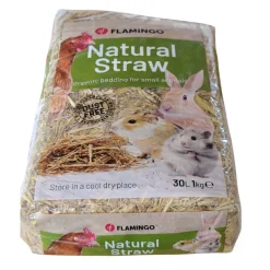 FLAMINGO - Paille 1 kg 30 litres pour rongeurs
