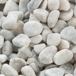 FLAMINGO - Pierre d'ornement steno blanc 8-16 mm pour décoration aquarium 1 kg