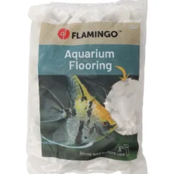 FLAMINGO - Pierre d'ornement steno blanc 8-16 mm pour décoration aquarium 1 kg