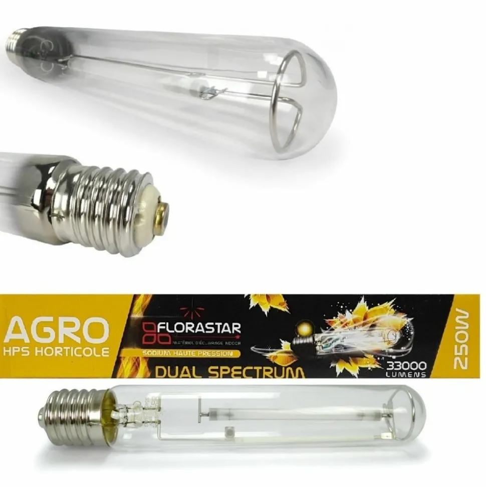 FLORASTAR - Ampoule hps 250w double spectre