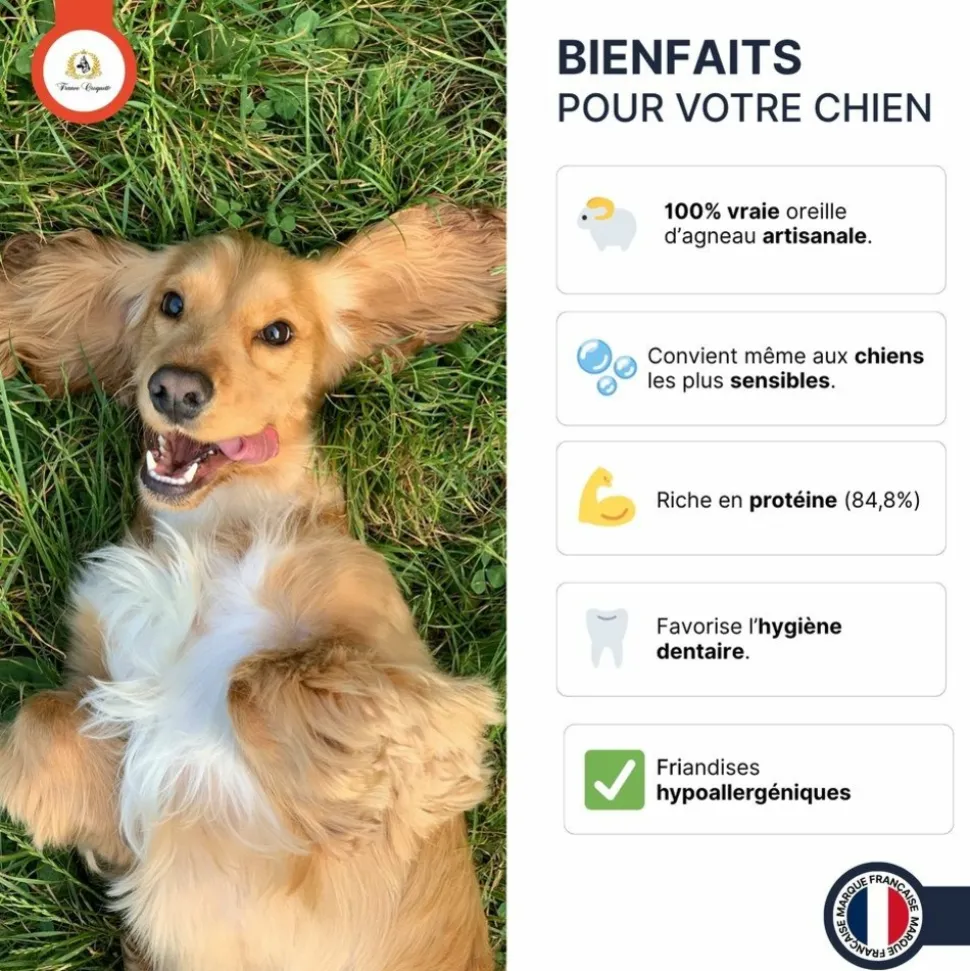 FRANCE CROQUETTES - Oreille d'agneau 250gr - france croquettes