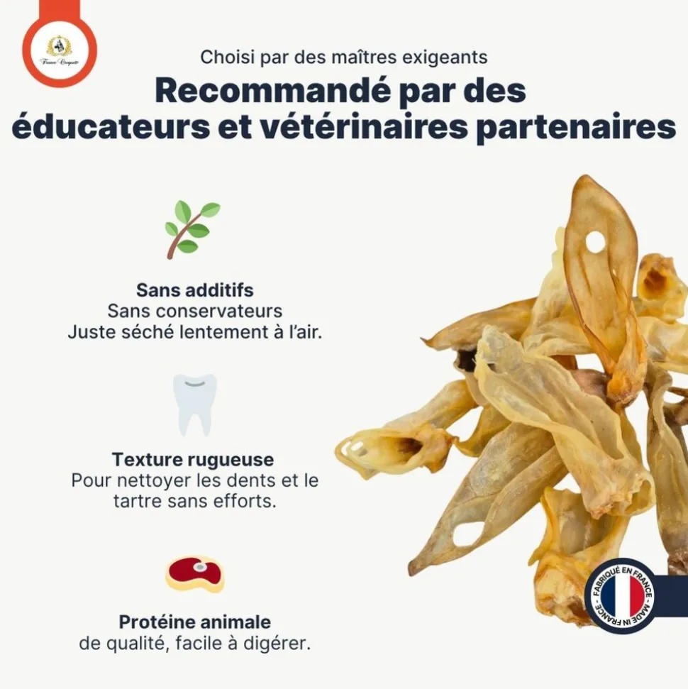 FRANCE CROQUETTES - Oreille d'agneau 250gr - france croquettes