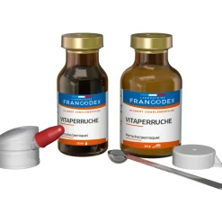 FRANCODEX - Aliment complémentaire Vitaperruche pour perruche,perroquet: 18gr+15ml