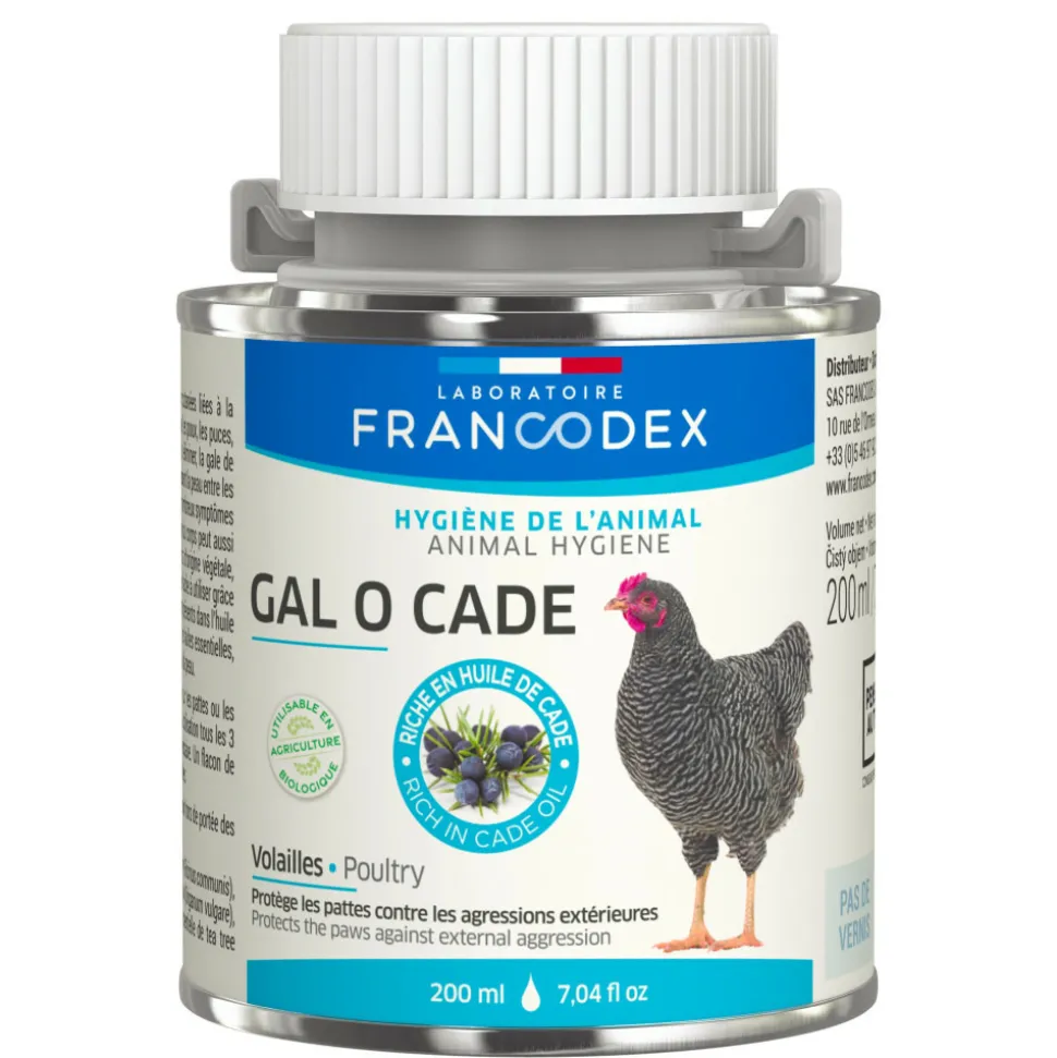 FRANCODEX - Gal o cade 200 ml, protège pattes, pour volaille