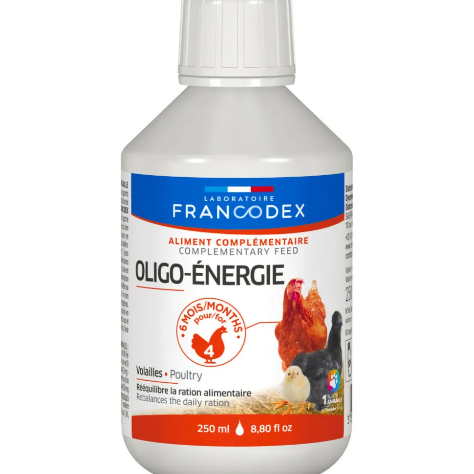 FRANCODEX - Oligo- énergie rééquilibre la ration alimentaire 250 ml pour poules