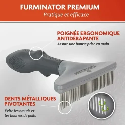 FURMINATOR - Peigne rateau de démélage