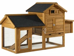 HABITAT ET JARDIN - Poulailler "poulette" avec pondoir en bois - marron