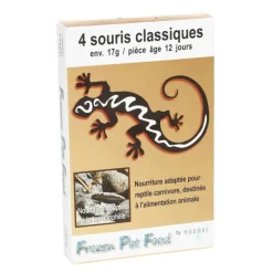 HAEGEL - Souris médium 12 jours, 17 gr (4 pièces)