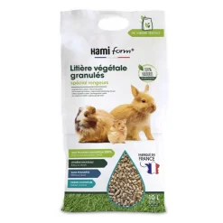 HAMI FORM - Litière végétale granulés rongeur 10L