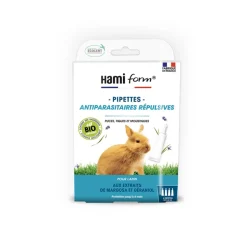 HAMI FORM - Pipettes Antiparasitaires Ecosoin bio lapin 4 x 0,3ml