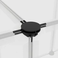 HELLOSHOP26 - Cage pour petits animaux transparent 143 x 107 x 93 cm pp et acier transparent