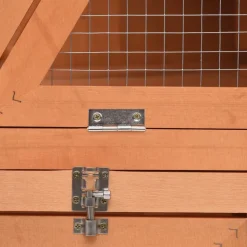 HELLOSHOP26 - Clapier 152 x 127 x 109,5 cm bois de sapin massif marron