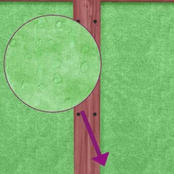 HELLOSHOP26 - Clapier moka 144 x 123 x 67,5 cm bois de pin massif marron