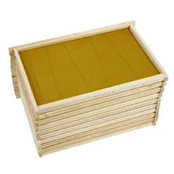 ICKO APICULTURE - Cadre dadant corps droit ciré : par 10