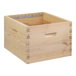 ICKO APICULTURE - Corps de ruche à crémaillères tenons Dadant 10 cadres en pin maritime