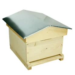 ICKO APICULTURE - Ruche dadant 10 cadres avec toit chalet : L67xl54xH49cm