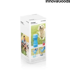 INNOVAGOODS - Bouteille avec distributeur d'eau et d'aliments pour animaux 2 en 1 pettap