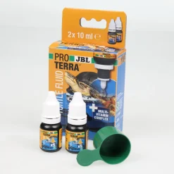 JBL - Turtle Fluid, multivitamines liquides pour tortues d’eau : 2x10ml