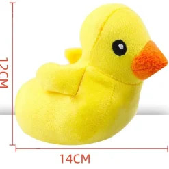 Jouet en peluche pour chien avec des motifs de fruits et d'animaux de dessin animé