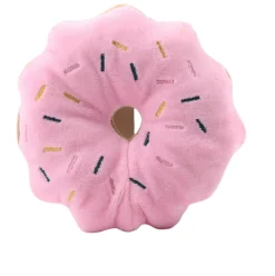 Jouet en peluche pour chien avec des motifs de fruits et d'animaux de dessin animé