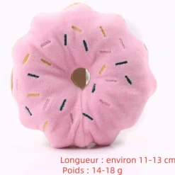 Jouet en peluche pour chien avec des motifs de fruits et d'animaux de dessin animé
